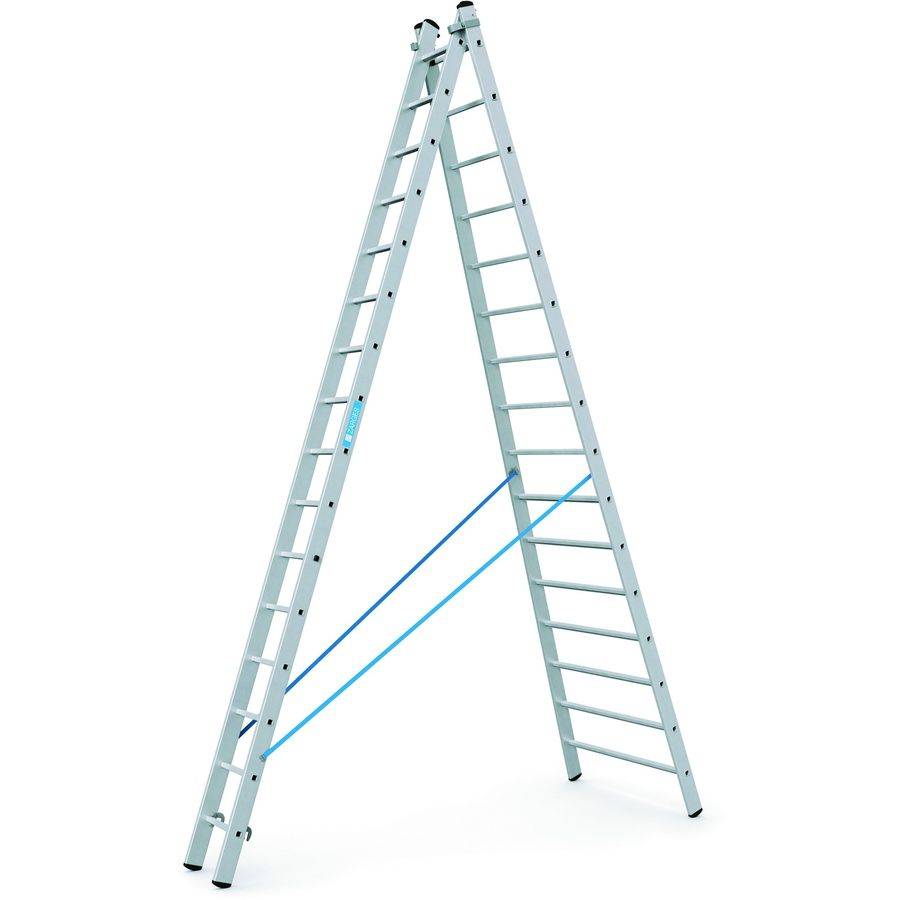 Mehrzweckleiter Combimaster Coni X mit Sprossen, Arbeitshöhe max. 9.4 m