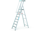 ZARGES Stufenleiter mit Plattform ZAP Safemaster S 08, Arbeitshöhe 4.11 m