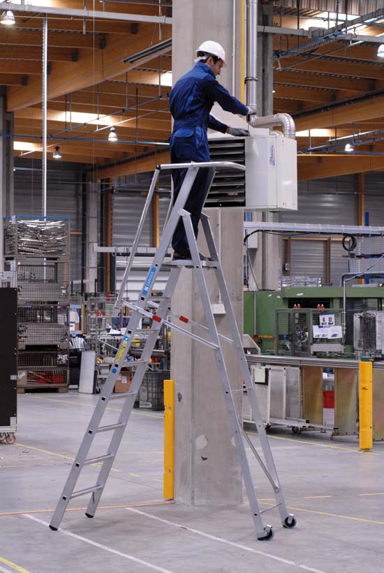 ZARGES Stufenleiter mit Plattform ZAP Safemaster S
