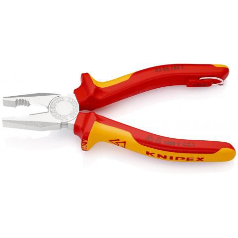 KNIPEX Kombizange VDE isoliert, 180 mm