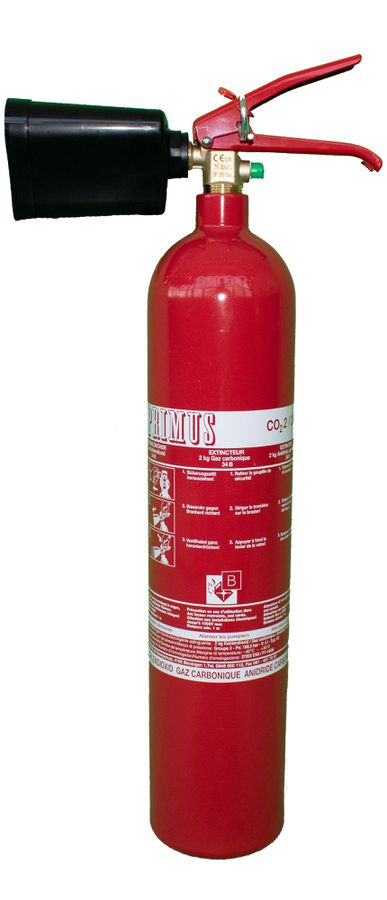 Primus Plus Co2 2D Kohlendioxid Handfeuerlöscher, 2 kg