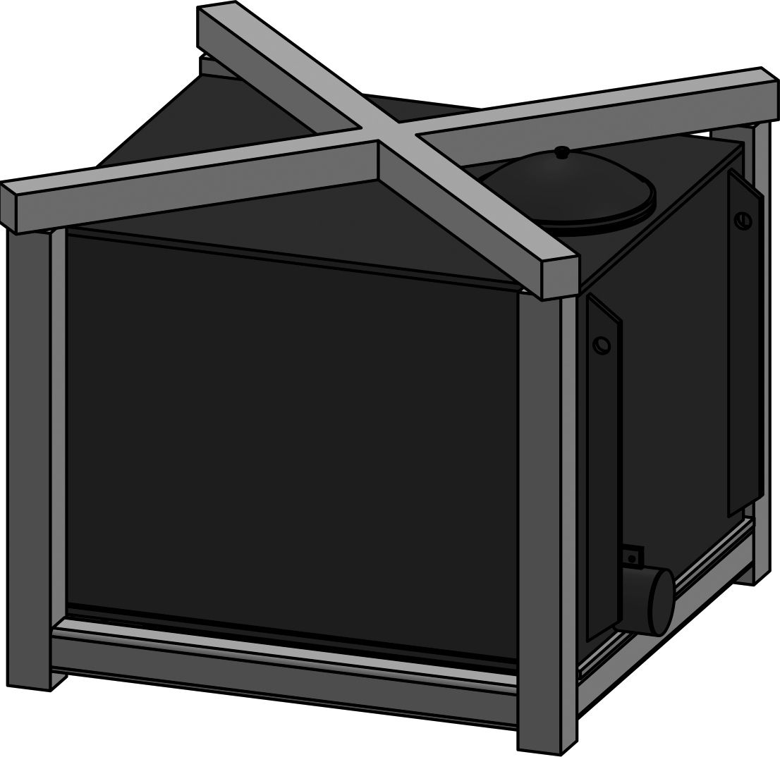 Wassertank V 1300 L schwarz zu Verladesystem MkII