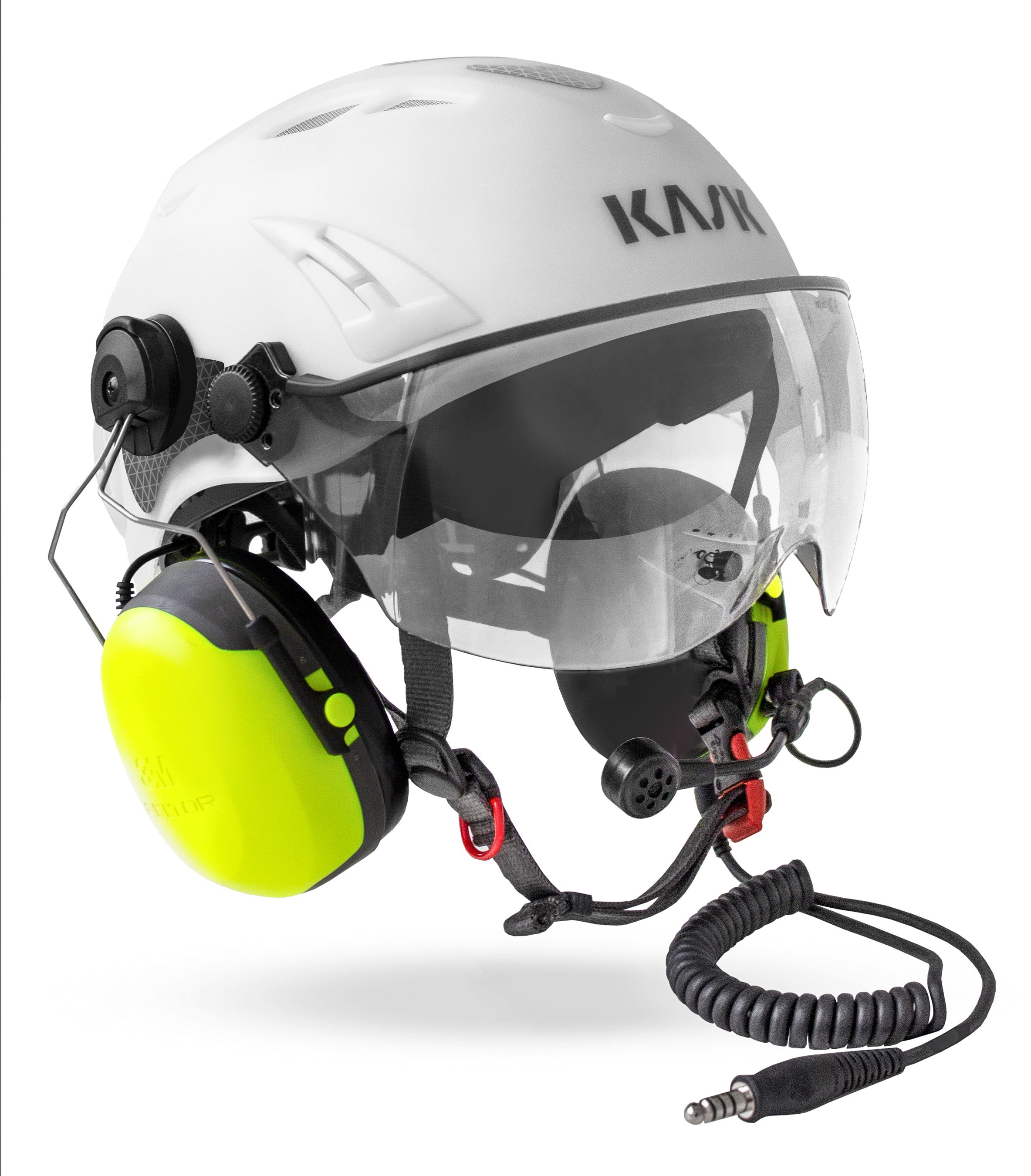 KASK Helitalk Super Plasma PL HI VIZ Farbe Weiss Hebetech AG