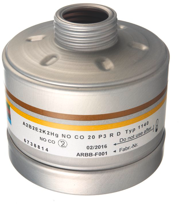 DRÄGER X-plore® Rd 40 Filter 1140 A2B2E2K2 Hg NO CO 20 P3 R D