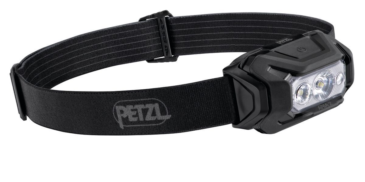 PETZL Hybridstirnlampe ARIA 2 RGB, 450 Lumen, schwarz - Hebetech AG