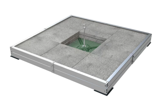 Anschlagkreuz ABS Weight OnTop Double
