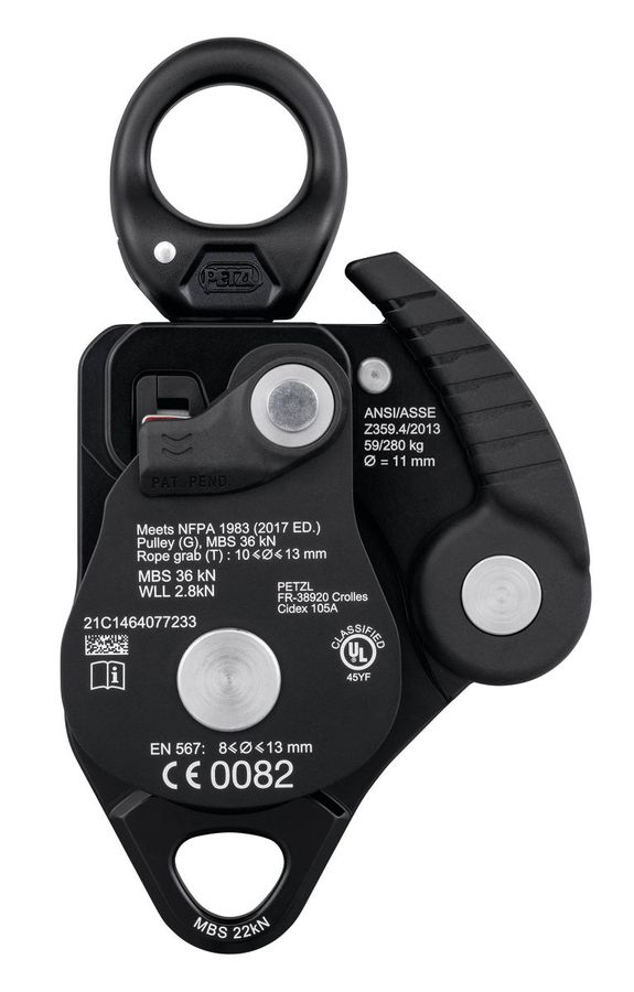 PETZL Doppelte Umlenkrolle TWIN RELEASE