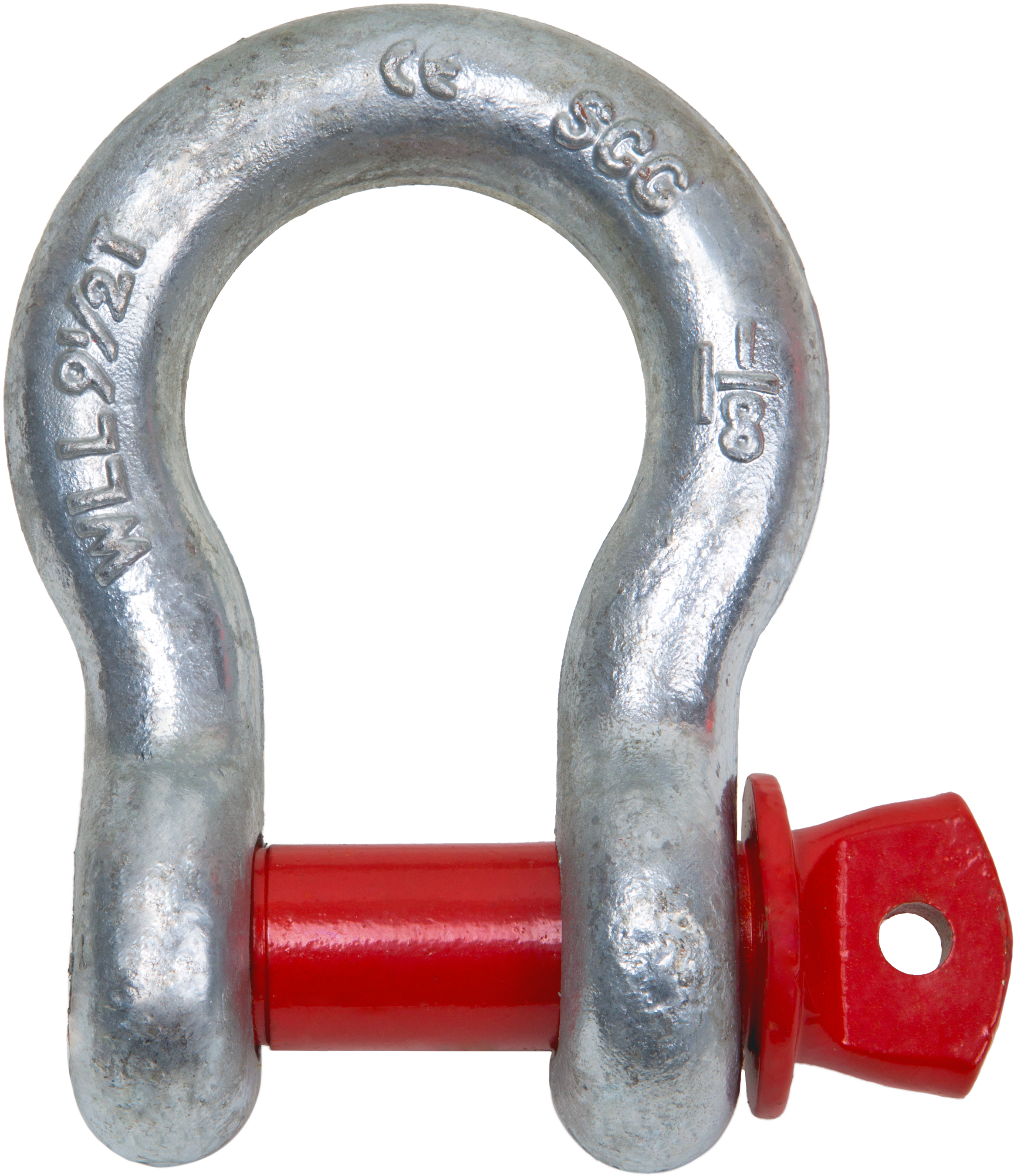 Schäkel geschweift mit Schraubbolzen 1.5 t