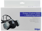 DRÄGER Zweifilter Halbmaske X-plore® 3300 Chemiearbeiterset