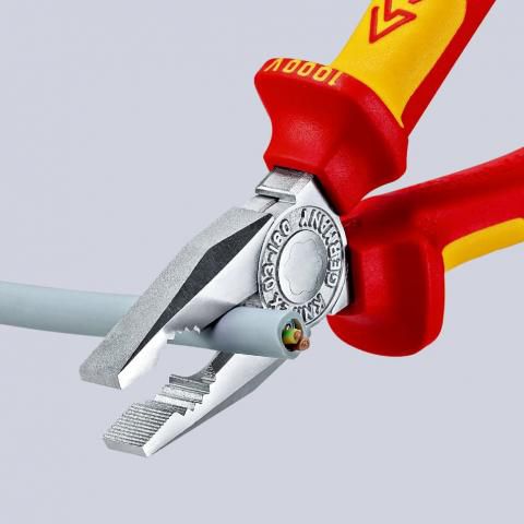 KNIPEX Kombizange VDE isoliert, 180 mm