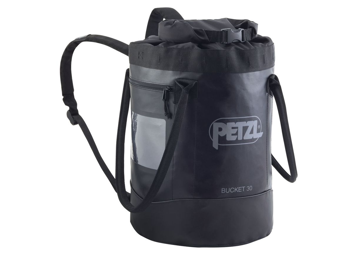 PETZL Transportsack BUCKET, 30 L, schwarz
Standfester Transportsack aus Segeltuch
Material: Polyester, Polyurethan