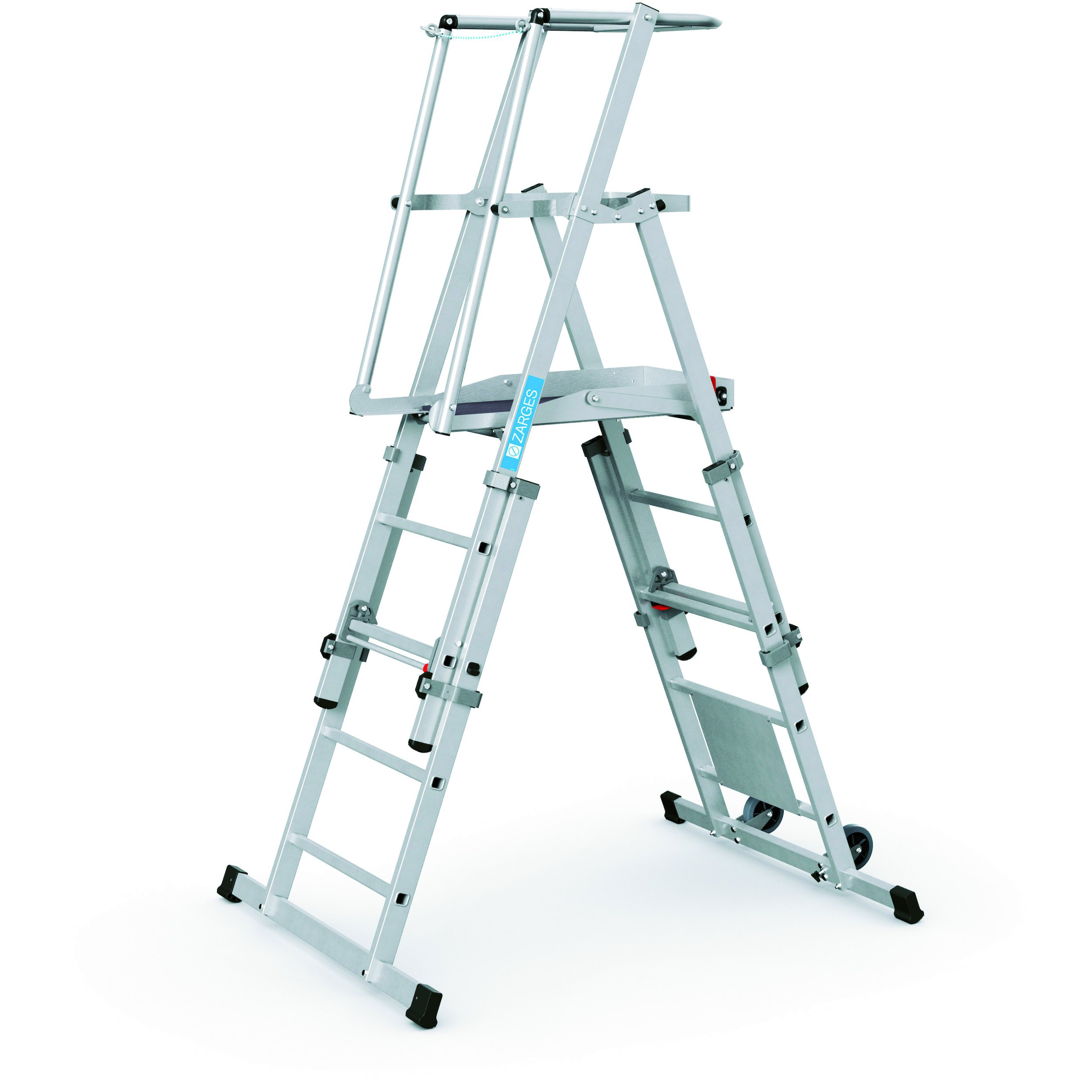 ZARGES Teleskop-Plattformleiter ZAP Telemaster S 0237, Arbeitshöhe 3.34 m