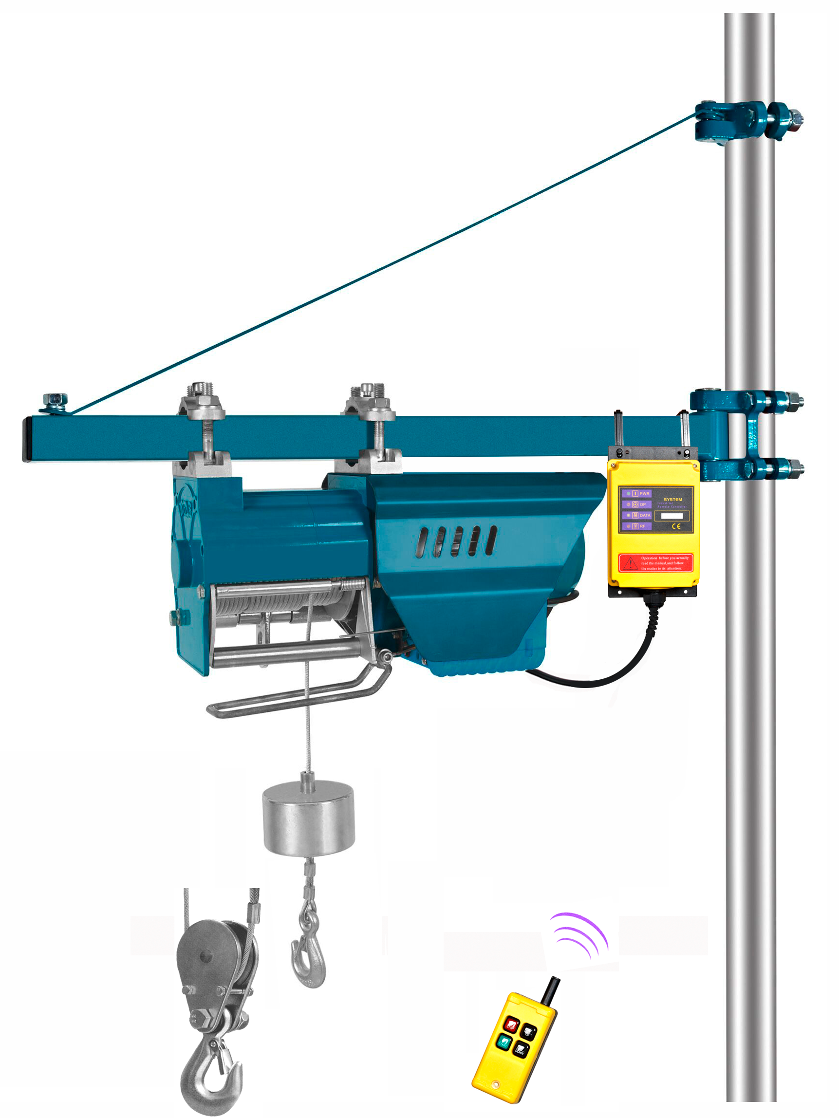 Elektroseilzug COMPLETE, 300/600 kg - Hebetech AG