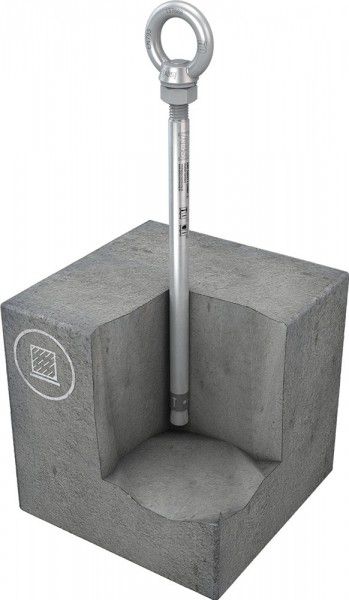 Anschlagpunkt ABS-Lock III-BE, zum Einschlagen in Beton, 500 mm