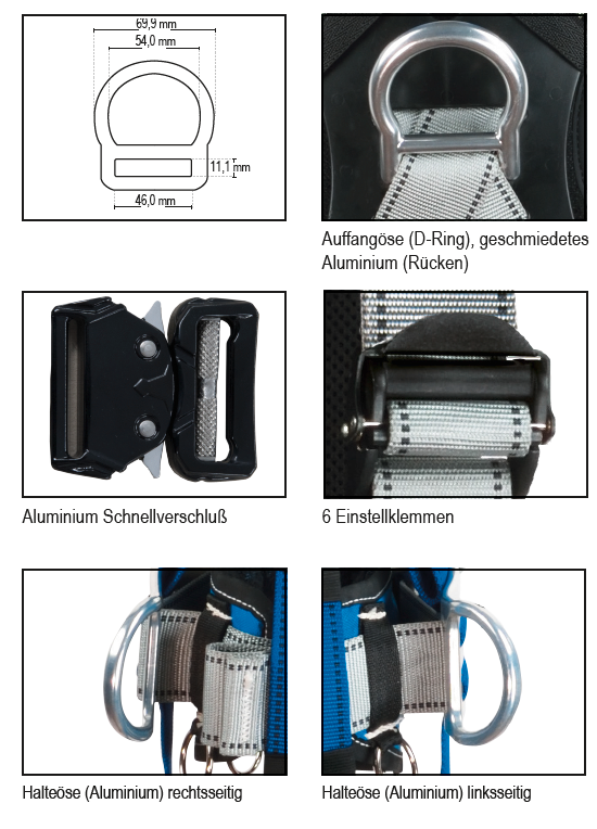 Auffang- und Sitzgurt IK G4 DWR, M - L, zu IKAR Lastwinde