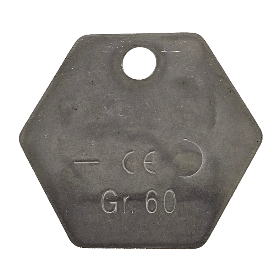 Kennzeichnungsanhänger INOX für 2/3/4-Strang Anschlagketten