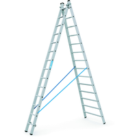 Mehrzweckleiter Combimaster Coni X mit Sprossen, Arbeitshöhe max. 8.3 m