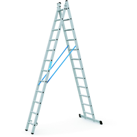 ZARGES Mehrzweckleiter, 2-teilig Combimaster DX 333, 3.33 m