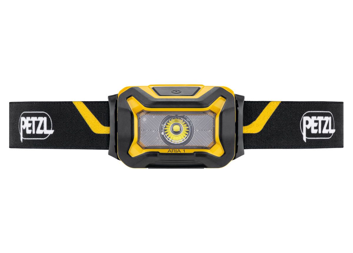 PETZL Hybridstirnlampe ARIA 1, 350 Lumen, gelb/schwarz