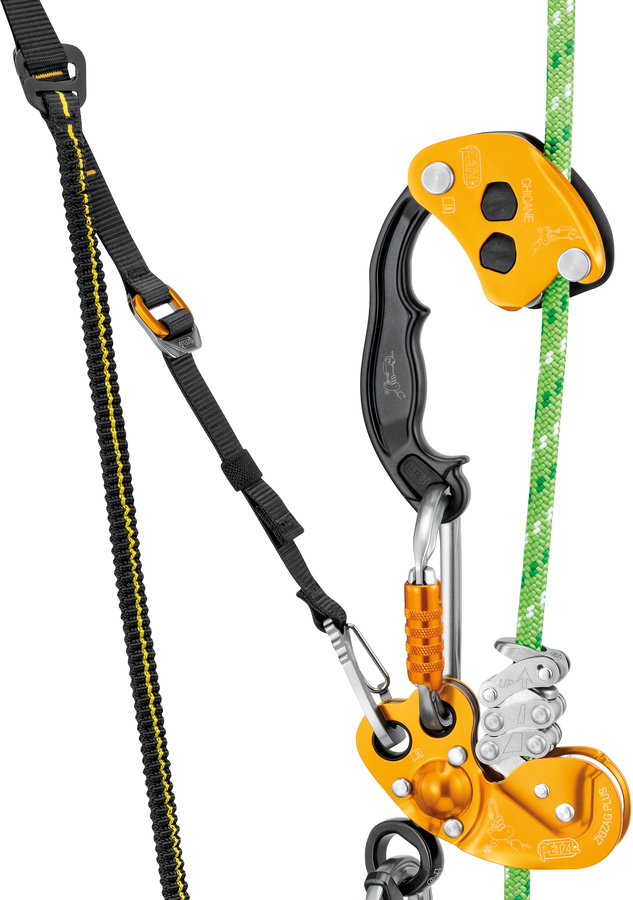 PETZL Kniesteigklemmen-System mit Fussschlaufe KNEE ASCENT LOOP