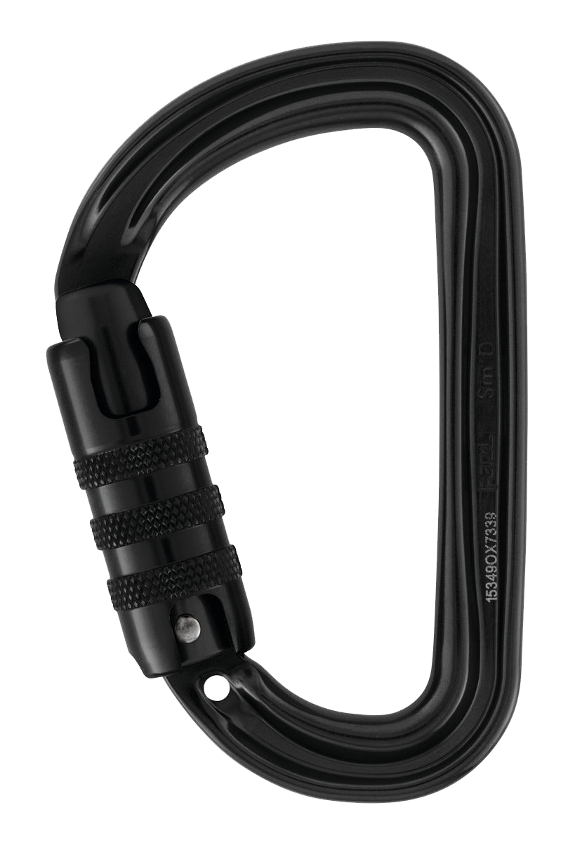 PETZL Karabiner Sm'D, Triact-Lock, schwarz
