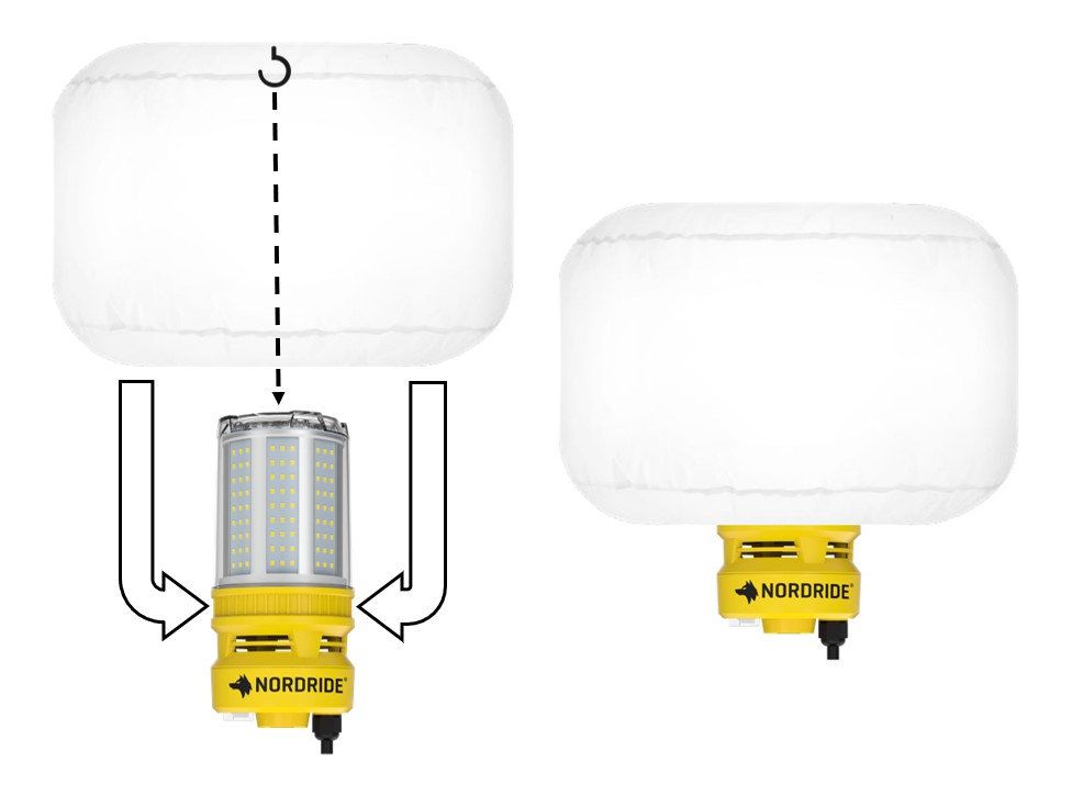 Ballonhülle zu VISION LED BALLOON Set