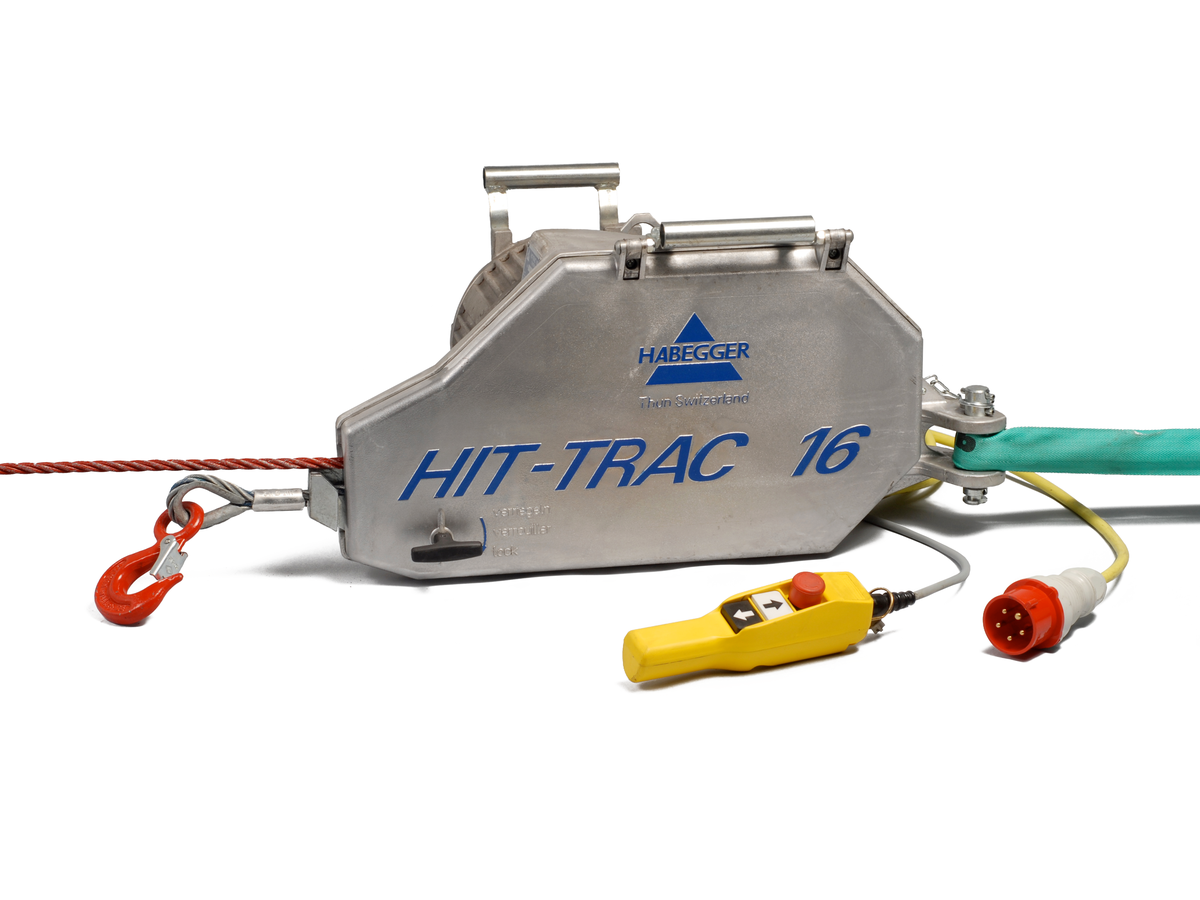Habegger Elektroseilzuggerät HIT-TRAC 1'600 kg 11.2 mm