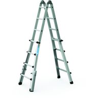 ZARGES Mehrzweckleiter Variotec V mit Sprossen, 4-teilig