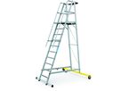 ZARGES Fahrbare Podestleiter klappbar ZAP Safemaster Plus S 260, Arbeitshöhe 4.6 m