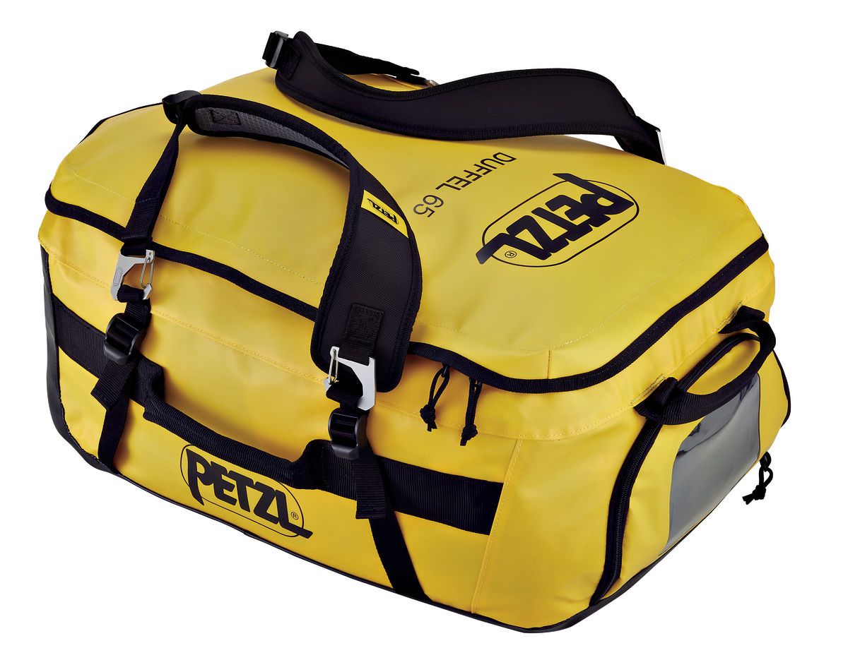 PETZL Transporttasche DUFFEL, 65 Liter, gelb