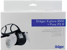 DRÄGER Zweifilter Halbmaske X-plore® 3500 Handwerkerset, Grösse M