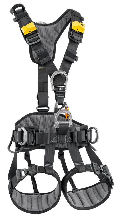 PETZL Auffang- und Haltegurt AVAO® BOD FAST, Grösse 2, INT, schwarz/gelb