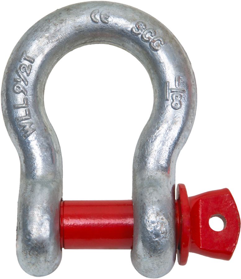 Schäkel geschweift mit Schraubbolzen 1.5 t