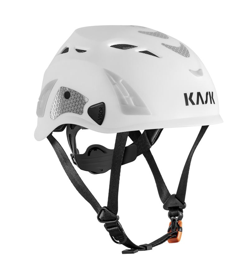 KASK Schutzhelm Superplasma AQ HI VIZ Weiss fluoreszierend