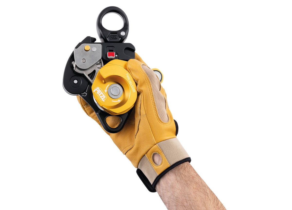 PETZL Doppelte Umlenkrolle TWIN RELEASE