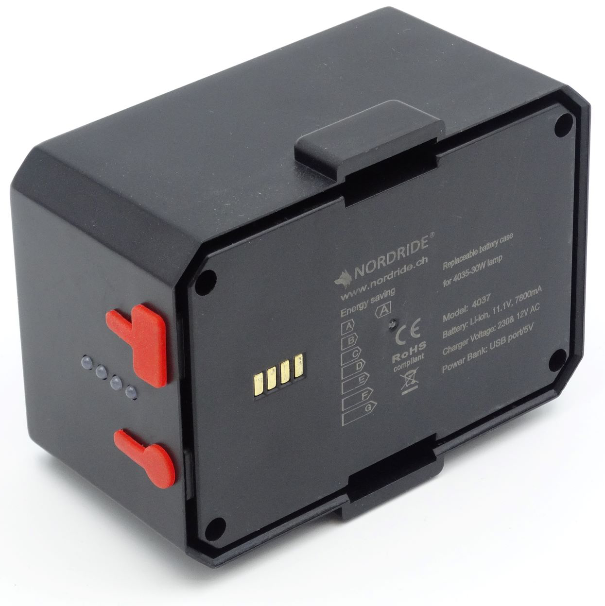 NORDRIDE Ersatz-Akku zu Arbeitsstrahler 4035 COB LED 30W AKKU