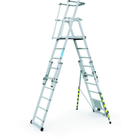 ZARGES Teleskop-Plattformleiter ZAP Telemaster S 0338, Arbeitshöhe 4.35 m
