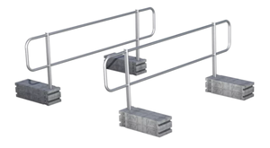 Schutzgeländer Zugangsset ABS Guard OnTop Weight