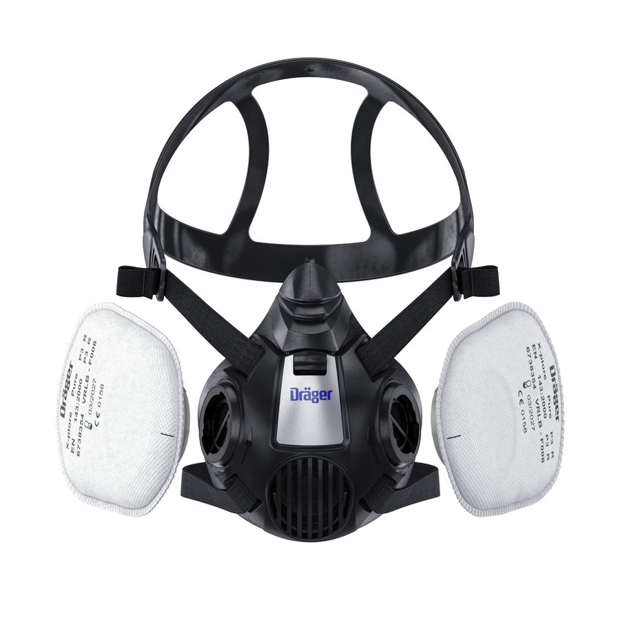 DRÄGER Zweifilter Halbmaske X-plore® 3500 Handwerkerset, Grösse S