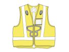 PETZL HI-VIZ Weste für NEWTON Auffanggurte