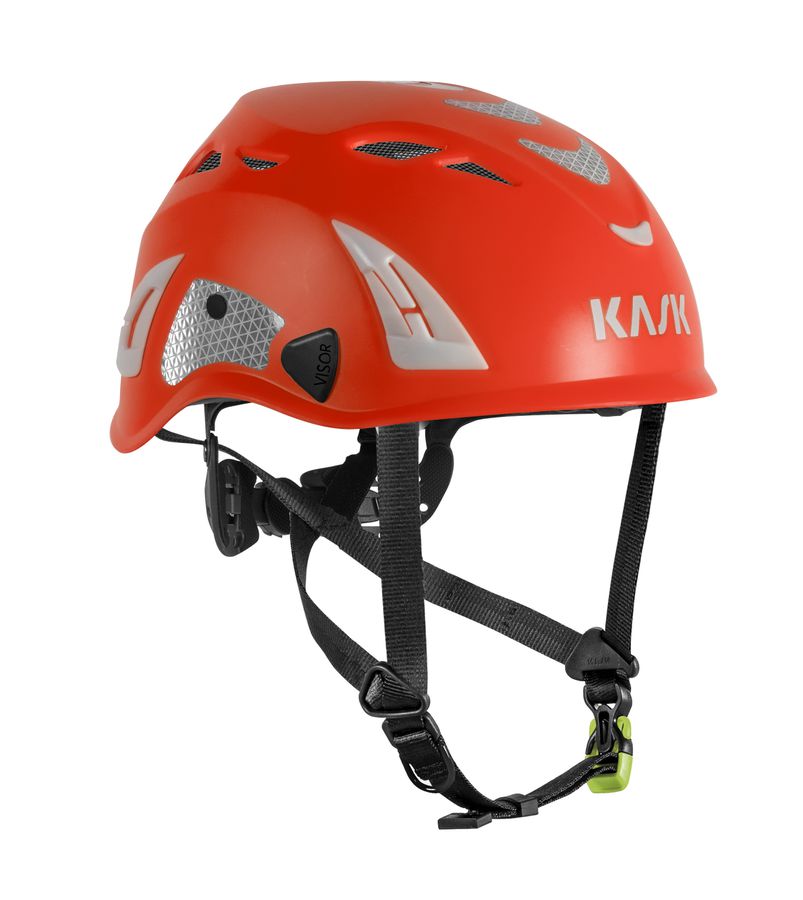 KASK Schutzhelm Superplasma PL HI VIZ Rot Fluo EN 12492