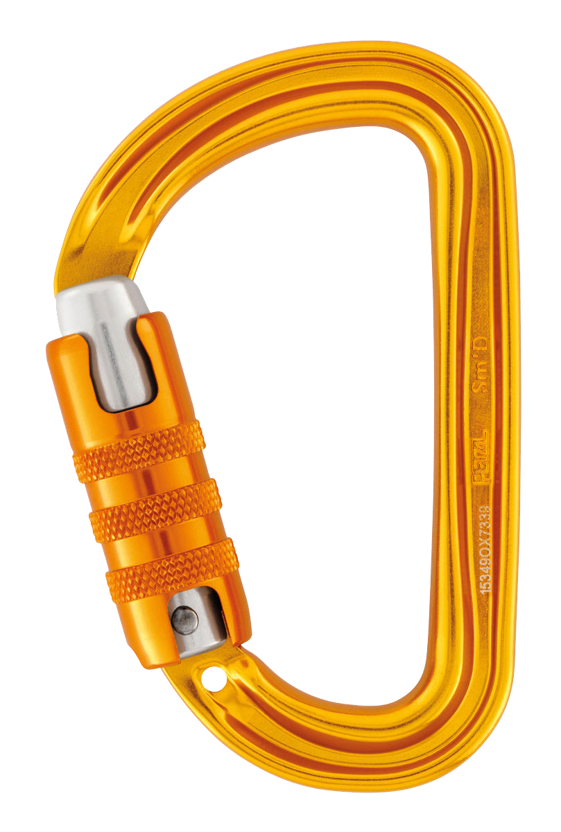 PETZL Karabiner Sm'D, Triact-Lock, gelb