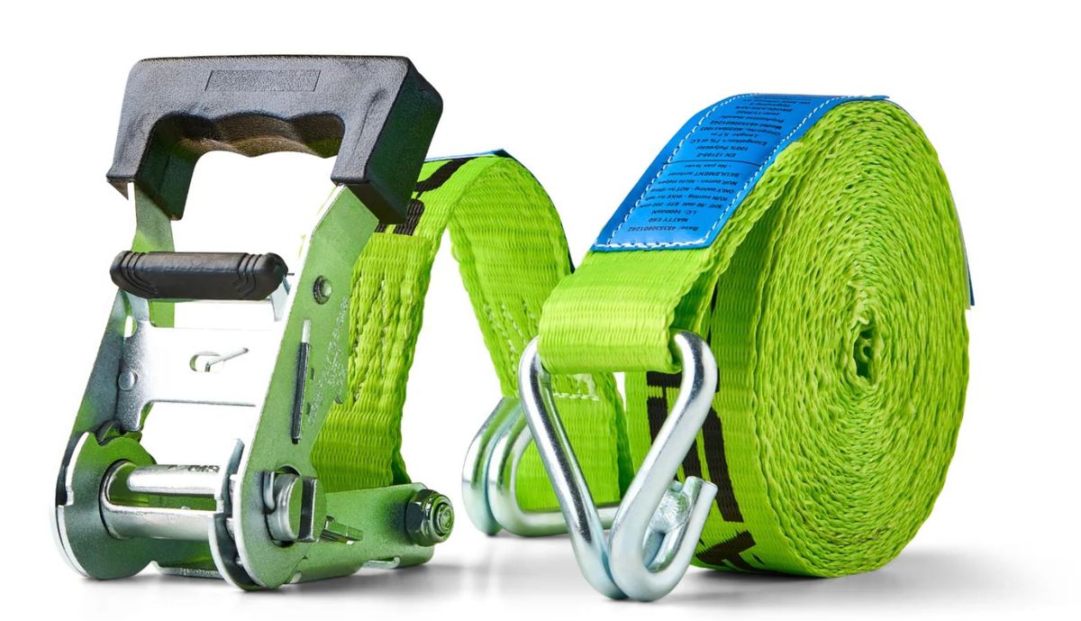 Zurrgurt ERGOLASH MATTY, 35 mm, 2-teilig, mit Spitzhaken