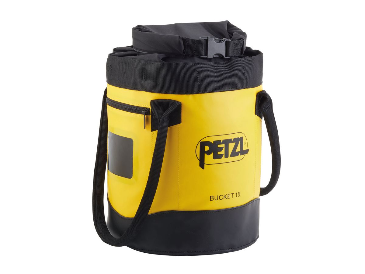 PETZL Transportsack BUCKET, 15 Liter, gelb