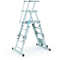 ZARGES Teleskop-Plattformleiter ZAP Telemaster S 0237, Arbeitshöhe 3.34 m