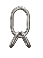 Ovalring INOX-06 GR60, 6 mm, 1890 kg, 3/4-Strang