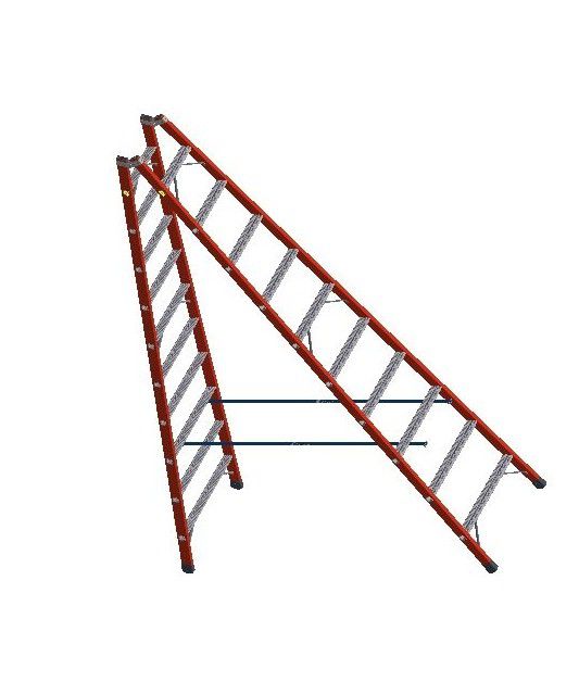 ZARGES Breitsprossen-Stehleiter EFAmix B 0302