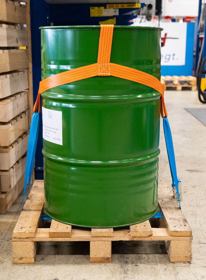 Fassgurt zur Positionierung, max. Fass-Ø 870 mm