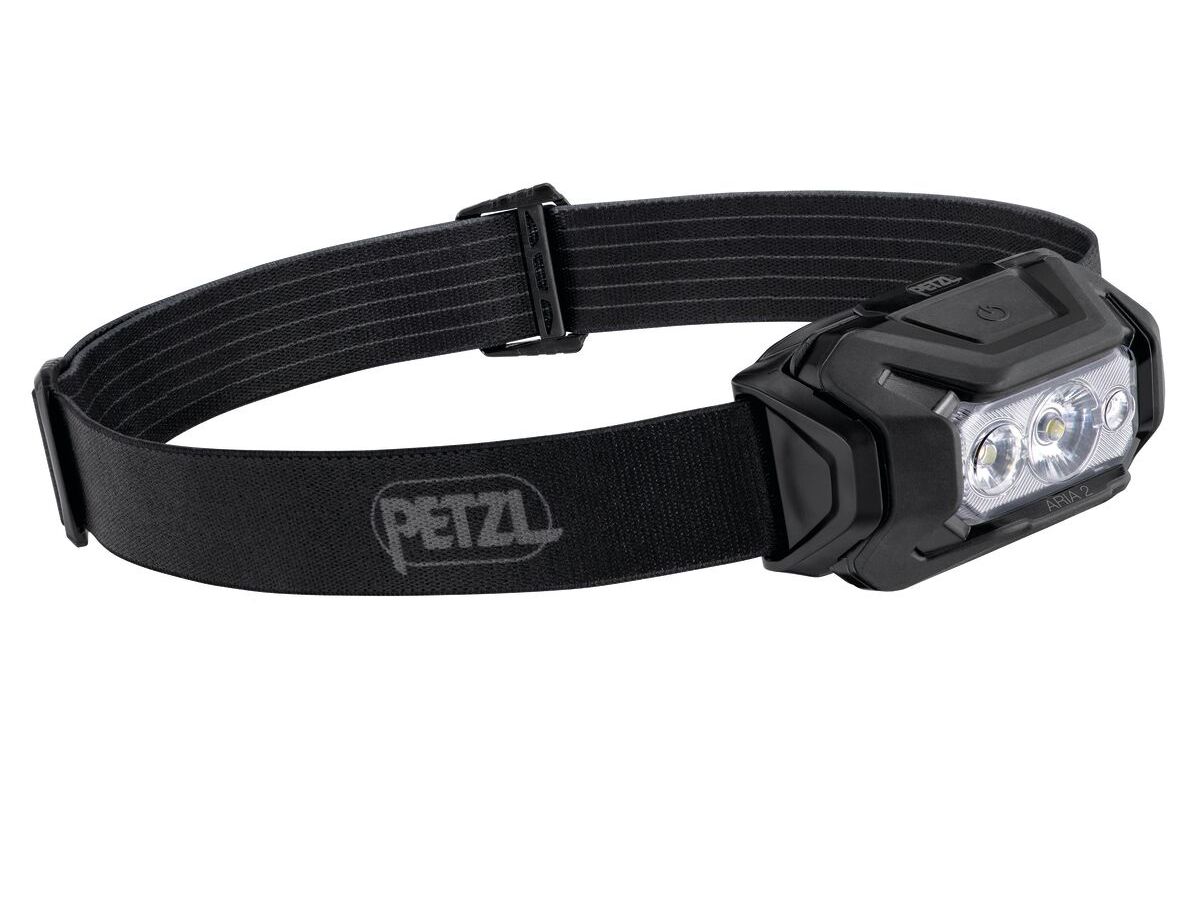 PETZL Hybridstirnlampe ARIA 2 RGB, 450 Lumen, schwarz