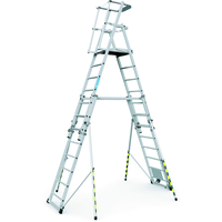 ZARGES Teleskop-Plattformleiter ZAP Telemaster S 0417, Arbeitshöhe 5.15 m